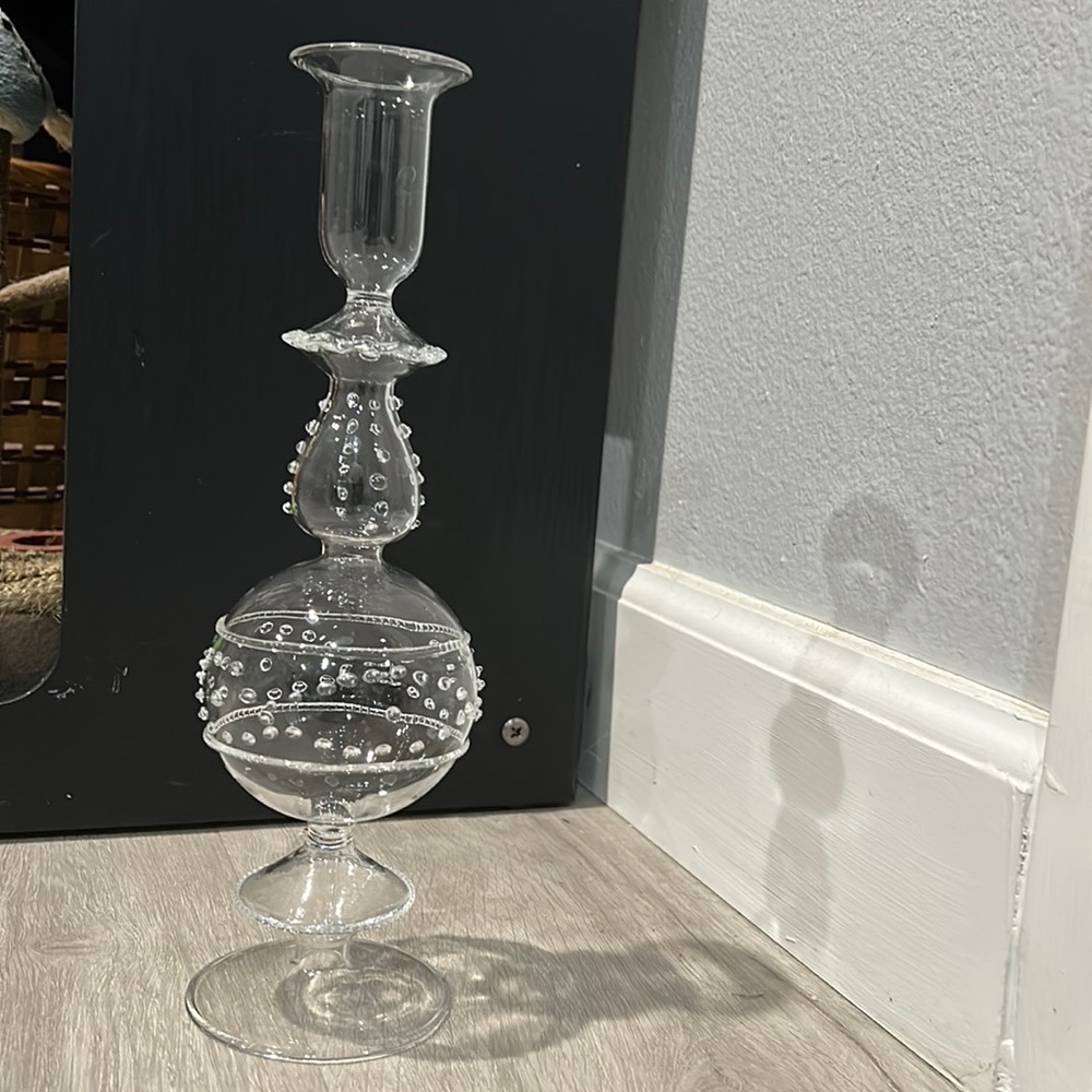 Glass Candle holder